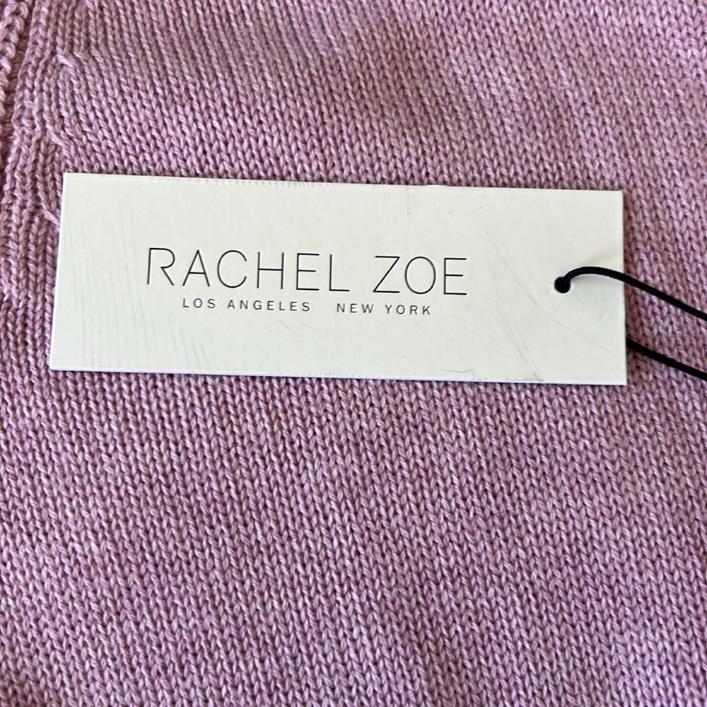 NWT - 💕 Rachel Zoe Oversized Pink Cowl Neck Sweater - Picture 6 of 8